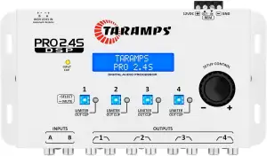 Taramps Pro 2.4S White DSP Crossover Full Digital Signal Car Audio Processor and