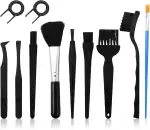 11-teiliges ESD Bürsten-Reinigungsset, Laptop, Tastatur und Elektronik, Antistatische Reinigungsbürsten für Motherboards, Leiterplatten, Computerzubehör, Staubentfernung & Reinigung
