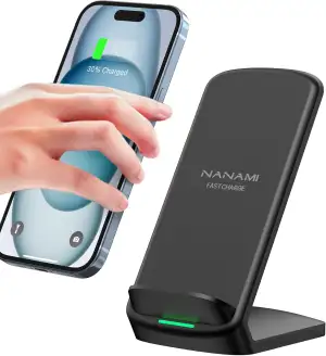 NANAMI Fast Wireless Charger, 15W Induktive Ladestation für Samsung Galaxy S26/S