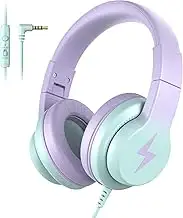 Kopfhörer Kinder, Kinder Kopfhörer mit Kabel, 85/94 dB Lautstärkebegrenzer,HD-Mi