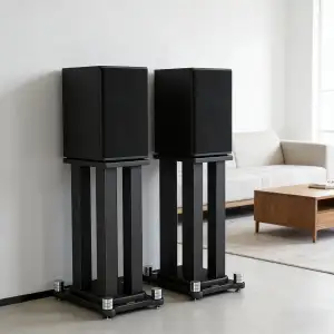 lautsprecherständer 2er-Set, Lautsprecher Standfuß Bodenständer Haltet Regallaut