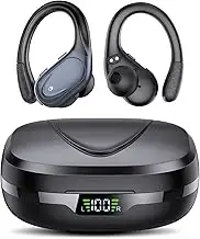 CASCHO Bluetooth Kopfhörer Sport, Kopfhörer Kabellos Bluetooth 5.3, 60 Std Kabel