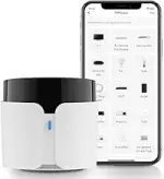 Broadlink RM5plus Universal Infrarot-Fernbedienung, Sprachsteuerung mit Alexa & Google Assistant,...