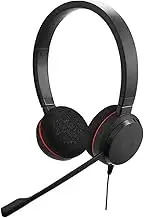 Jabra Evolve 20 UC Stereo Headset mit Mikrofon - Unified Communications Kopfhörer für VoIP Softph...