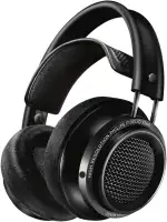 Philips Fidelio X2 Over Ear Hochauflösende Kabelgebundene Kopfhörer, Akustisches Offenes Design, 50mm Neodym LMC Treiber, Deluxe Velours-Memory-Schaum-Ohrpolster - Schwarz