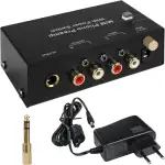 Phono Vorverstärker: Phono Vorverstärker Plattenspieler, Phono Preamp für Plattenspieler mit MM-Abtast-Systemen, RCA Input & Output, Phono Preamp mit DC 12V Netzteil,Vorverstärker Phono mit Pegel