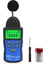 Dezibel Messgerät Profi Schallpegelmesser, Kethvoz Digitales Schallpegelmessgerät 30-130 dB, Lärm...