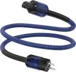 Tertullus HiFi High End Netzkabel C15 Stromkabel HiFi Audio kaltgerätekabel Mit Schukostecker & Kaltgerätestecker (P037, 1m)