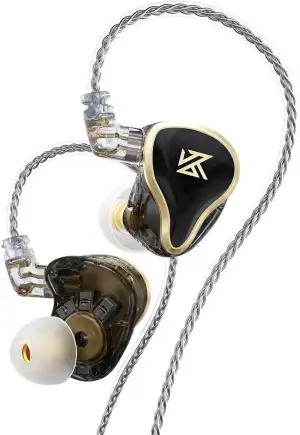 KZ ZAS In Ear Monitor,1DD +7BA Hybrid-Treiber IEM Kopfhörer, HiFi IEM Kopfhörer,