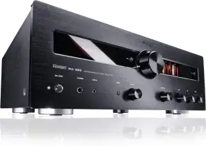 Magnat MA 900, schwarz - robuster Stereo Hybrid-Verstärker mit hochwertiger Alum