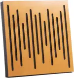 Bluetone Acoustic WaveFuser Wood - Akustikplatten aus Naturholz - Akustikpaneele - akustikschaumstoff 50x50cm (Helle Eiche)