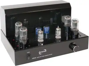 Dynavox Röhrenvollverstärker VR-20 schwarz, HiFi-Verstärker für warmen Röhren-So