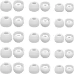 30 Stück Ersatz Ohrstöpsel Weiß Silikon Ohrhörer Ersatzstöpsel Komfort Ohrstöpsel Kompatibel mit den meisten in-Ear Kopfhörer (3 Größen)