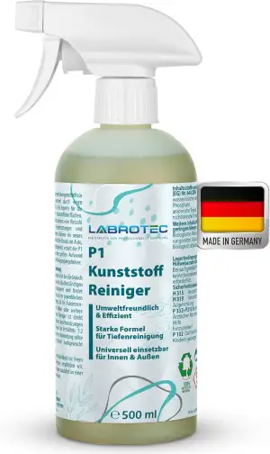 P1 Kunststoffreiniger für Fensterrahmen, Auto innen & außen, Sneaker & Böden (500ml) - Kunststoff...