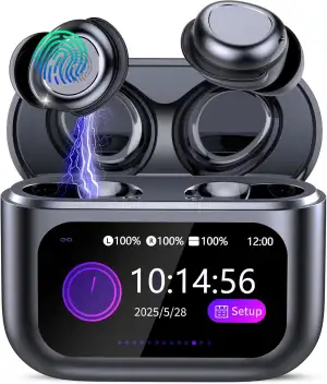 Bluetooth Kopfhörer, Bluetooth 5.4 Schlafkopfhörer In Ear mit Touchscreen, 48H S