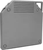 Leere Bandspulen-Aufbewahrungsbox, Staubdichter Kunststoff, Vollständiger Schutz, Offene Spulen-Aufzeichnungsbandbox für 10-Zoll-Tonbänder (Grau)