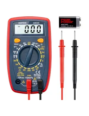 AstroAI Digital Multimeter voltmeter strommessgerät Tester Messung von AC/DC Spa