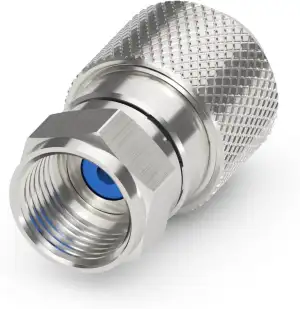 Sonero, F-Stecker für Sat-Kabel, Antennen-Kabel, Koaxial-Kabel mit ⌀ 6,5-7,5 mm,