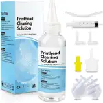 Druckkopfreiniger Druckkopf Reinigungsset zum Reinigen Kopfreinigungsset Lösung Düsenreiniger Flüssigdrucker für Epson Canon Brother HP Samsung Tintenstrahldrucker 100 ml Reinigung Drucker