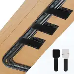 50 Stück Kabelmanagement Schreibtisch, Kabelbinder Selbstklebend Klettband Kabel Organizer Schrei...