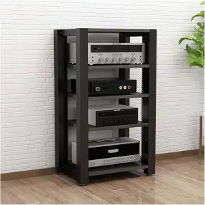 Audio-Rack, 2/3/4/5-stufiges Stereo-Rack, Audio-Geräte-Rack, offenes Audio-Rack,