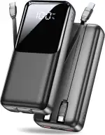 Power Bank 40000mAh 22,5W Powerbank PD USB-C Schnellladefunktion, Tragbares Ladegerät mit 3 Ansch...