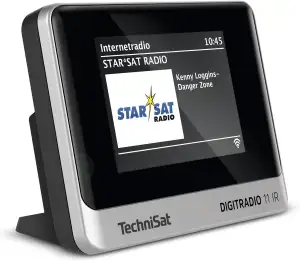 TechniSat DIGITRADIO 11 IR - DAB+ und Internetradio Adapter (WLAN, Farb-Display,