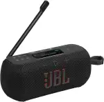 JBL Tuner 3 Tragbares DAB/DAB+/UKW Bluetooth Radio mit 6 Sendern, Bis zu 15 Std Wiedergabe, IP68 Wasser- und staubdicht, Auracast Multi-Cast-Verbindung, Kompatibel mit JBL Portable App, Schwarz