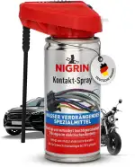 NIGRIN Kontakt-Spray für Elektronik, zur Reinigung und Schutz von elektronischen Kontakten, 100 ml, new-balck-45