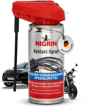 NIGRIN Kontakt-Spray für Elektronik, zur Reinigung und Schutz von elektronischen