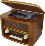 Soundmaster NR961 Nostalgie Stereoanlage mit CD-Player MP3 DAB+ Digitalradio USB Bluetooth Stream...