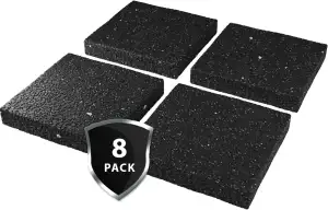 Waschmaschinen Antivibrationsmatte (8er Set) - 9x9x1cm - Anti Vibrationsdämpfer 