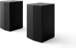 LG SPT8-S Rücklautsprecher-Set, Rücklautsprecher-Set für Soundbars, 100 W Leistung und 2,0 Kanäle, leistungsstarker und Surround-Sound, platzsparendes Design, Schwarz
