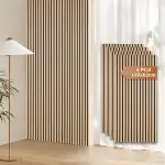 4X Akustikpaneele Holz 120x60cm Wandpaneele aus Holzfunier und Filz,Holzpaneele Eichenholz,Wandverkleidung holz für Studio und Zuhause Innenwanddekoration – Großflächige Abdeckung