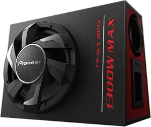 PIONEER TS-WX300A Aktivsubwoofer, leistungsstarker Gehäuse Subwoofer mit 300 W M