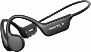 Knochenschall Kopfhörer Schwimmen, Open-Ear kopfhörer Bluetooth 5.4, IP68 Wasser