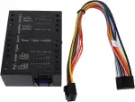 Auto DSP-Verstärker, 4-Kanal 12V Digital-Signalprozessor-Verstärker Auto-Audio-Prozessor Stereo-E...