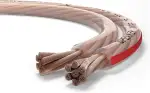 Oehlbach Speaker Wire SP-25 - Stereo HI-FI Lautsprecherkabel, Boxenkabel mit OFC (sauerstofffreies Kupfer) 2x2,5 mm² Mini Spule Lautsprecher Kabel - Glasklar 20 Meter