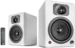 wavemaster TWO NEO soft white – Regallautsprecher-System (60 Watt) mit Bluetooth-Streaming, digit...