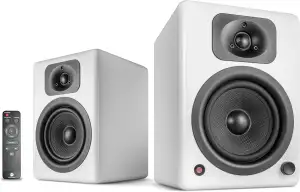 wavemaster TWO NEO soft white – Regallautsprecher-System (60 Watt) mit Bluetooth