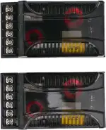 500 W 2-Wege-Car-Audio-Passiv-Crossover-Netzwerke, 2er-Pack Klangverstärkungswerkzeug, mit Bassinduktor und Magnet