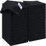 HOMEXCEL Schwarz Mikrofasertücher 50 Stück, Wiederverwendbare Küchen-Mikrofaser-Reinigungstücher,...