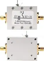 Bias-T-Stück, Bias-T-Verstärker 10MHz-6GHz Bias-T-Stück 10MHz-6GHz Breitband-Radiofrequenz-Mikrow...