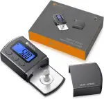 Neoteck Digitale Tonarmwaage Turntable Stylus Force Scale Gauge Tester Prüfvorrichtung der Kraft vom Plattenspieler 0,01g Blaue LCD Hintergrundbeleuchtung für Tonarm des Plattenspielers
