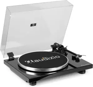 Audizio Toledo Premium Plattenspieler Bluetooth – Hochwertiger Schallplattenspie