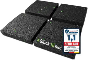 CLARE Premium Schwingungsdämpfer als Waschmaschinenunterlage und Vibrationsdämpf