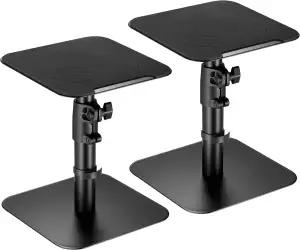 RICOO Lautsprecherständer für Schreibtisch PC TV Lautsprecher Ständer Höhenverst