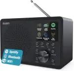 MAJORITY Touro Internetradio WLAN | DAB+ Radio mit Bluetooth | DAB Plus Radio Küchenradio | Internet WLAN mit DSP Lautsprecher | Digitalradio | Frontier Oktiv App-Steuerung