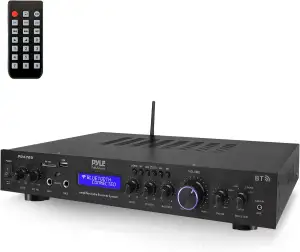 Pyle 200W HiFi Stereo Verstärker – 5-Kanal Receiver mit Radio & Bluetooth, MP3 U