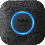 1Mii B06 Plus Bluetooth HiFi Empfänger, Drahtloser Audio Adapter, aptX HD aptX-Adaptive Bluetooth 5.3 Receiver mit 3D Surround arbeitet mit Smartphones und Tablets für Stereoanlage Lautsprecher
